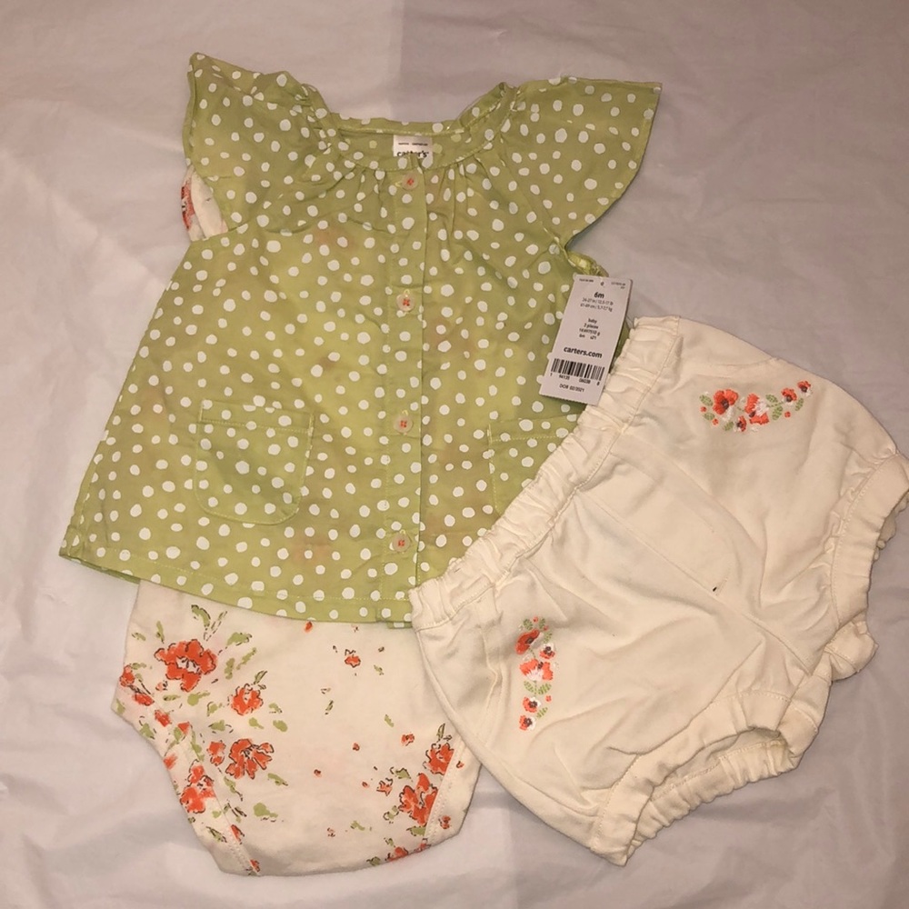 baby 3 pieces from Carter’s. 6 month